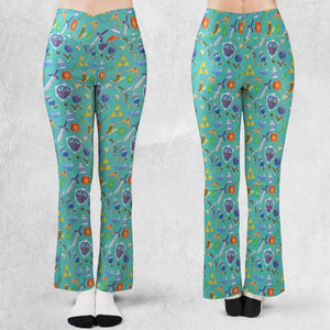 Zelda Korok Flare Leggings