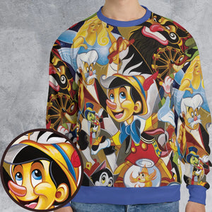 Pinocchio Seamless All-over Print Sweatshirt