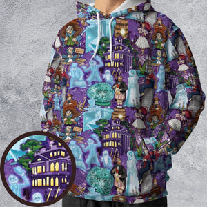 Foolish Mortal Supply Haunted Mansion All-over Print Hoodie