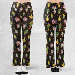Rocko's Modern Life Pattern Flare Leggings