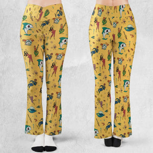 Undersea Style Jabberjaw Flare Leggings