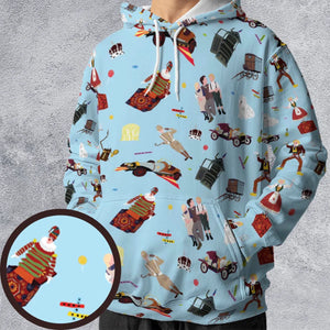 Chitty Chitty Bang Bang Patterns All-over Print Hoodie