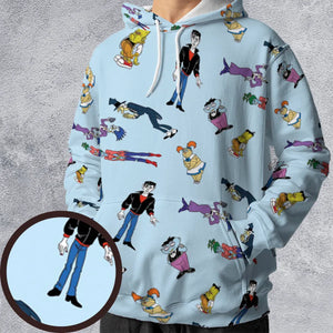 Animated Undead Gravedale High All-over Print Hoodie