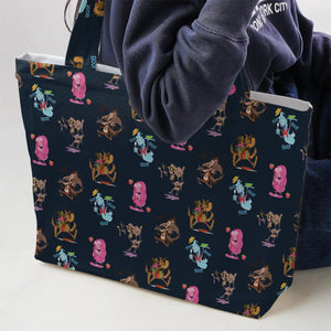 Funny Cereal Monsters Universal Monsters Large Tote Bag