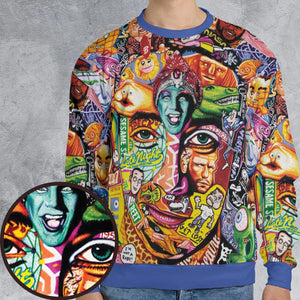 Scavenger Hunt Pee Wee Herman All-over Print Sweatshirt