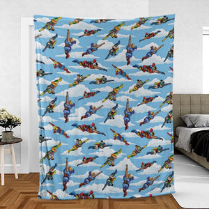 Parody Couples Duo Ambiguously Fleece Blanket