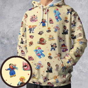 90s Garbage Pail Kids All-over Print Hoodie