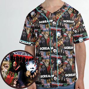 Slasher Chic Scream Unisex Baseball Jersey