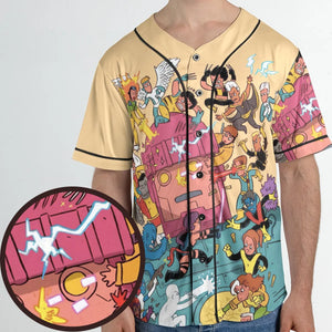 Super Style X-Men Unisex Baseball Jersey