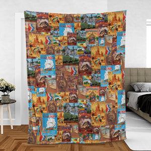 Big Thunder Mountain Frontierland Fleece Blanket