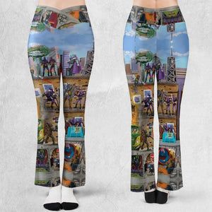 80’s Turtle Power Flare Leggings