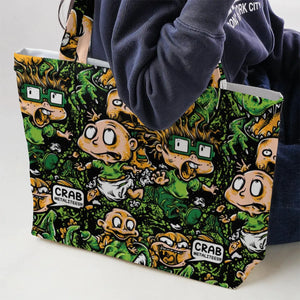 Old Skool Saturday Morning Rugrats Large Tote Bag