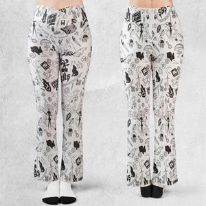 Buffy The Vampire Slayer Pattern Flare Leggings