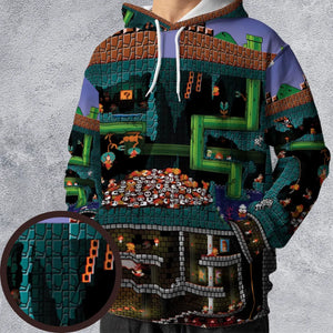 The Pit Super Mario All-over Print Hoodie
