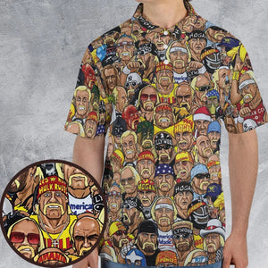 Classic Wrestlers AOP Men/Women Polo Shirt
