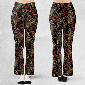 Feed Me Seymour Horror Little Shop Flare Leggings