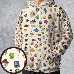 The Muppets Characters All-over Print Hoodie
