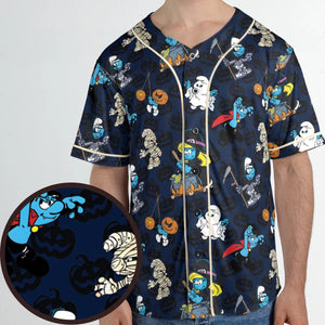 Smurfs Halloween Special Unisex Baseball Jersey