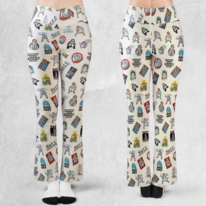 Chris Farley Matt Foley Motivational SNL Flare Leggings