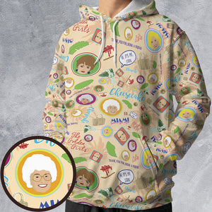 All-over Print Hoodie - 9KCWGQMN - - 1