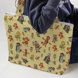 Fraggle Rock Characters Large Tote Bag