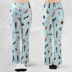 Team New Directions Glee Flare Leggings