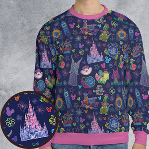 All-over Print Sweatshirt - 49D54P8Y - - 1