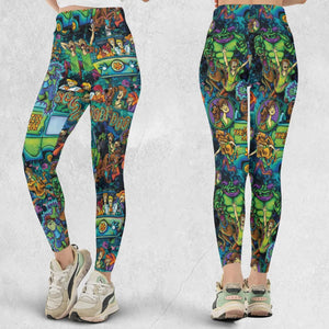 Monsters Mayhem and The Mystery Machine Scooby Doo Legging
