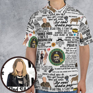 AOP Men/Women Polo Shirt - BNUWTDWV - - 1