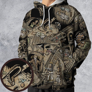 Monty Escher’s Relativity All-over Print Hoodie