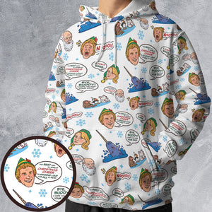 All-over Print Hoodie - MB7KUAHN - - 1