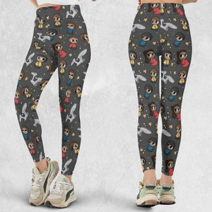 Cute Space Star Trek Legging