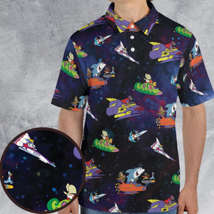 Yogi’s Space Race AOP Men/Women Polo Shirt