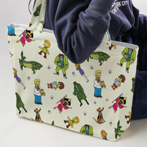 Mystery Simpsons Large Tote Bag
