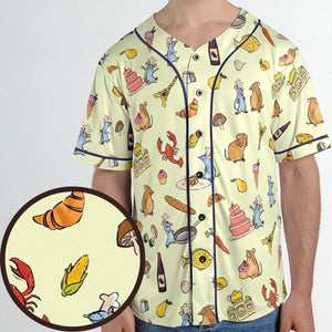 Chef Life Ratatouille Unisex Baseball Jersey