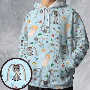 All-over Print Hoodie - 54DXU2TM - - 1