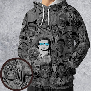 Obey Consume They Live All-over Print Hoodie
