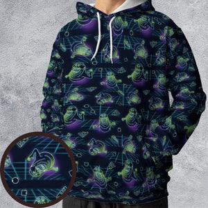 The Real Ghostbusters Slimer Classics Retro All-over Print Hoodie