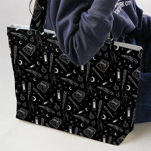 Buffy The Vampire Slayer Items Pattern Large Tote Bag