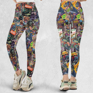 Vintage 1970s Star Trek Comic Books Collage Legging