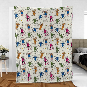 Dancing Muppets The Muppets Characters Fleece Blanket