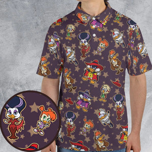 Duck Power Darkwing Duck AOP Men/Women Polo Shirt