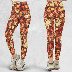 Pokemon Fire Pattern Legging