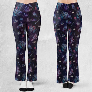 Tardis Doctor Who Seamless Flare Leggings