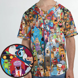 The Great Muppet Jubilee The Muppet Unisex Baseball Jersey