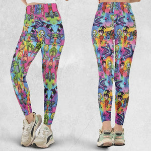 Hauntingly Stylish Beetlejuice Legging