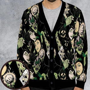 The Villains Pattern Cardigan