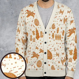 Gingerbread Christmas Star Wars Cardigan
