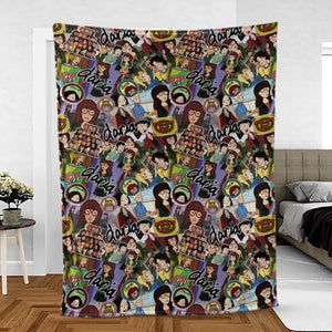 Sick Sad World Daria Fleece Blanket