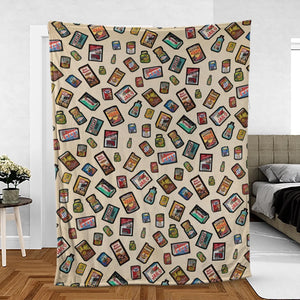 Wacky Packages Fleece Blanket